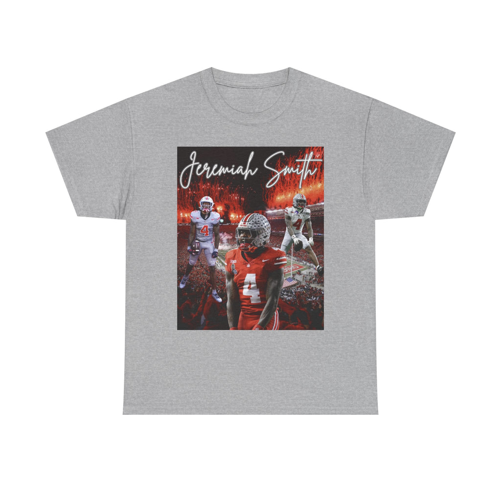 Jeremiah Smith Football T-Shirt, Unisex Heavy Cotton Tee