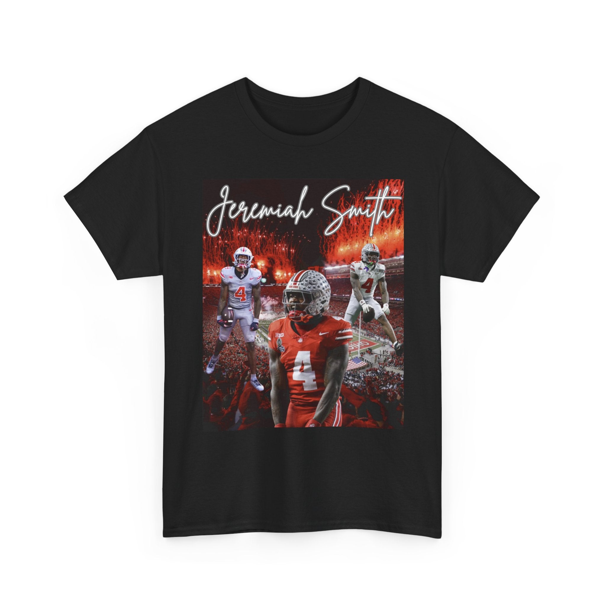 Jeremiah Smith Football T-Shirt, Unisex Heavy Cotton Tee