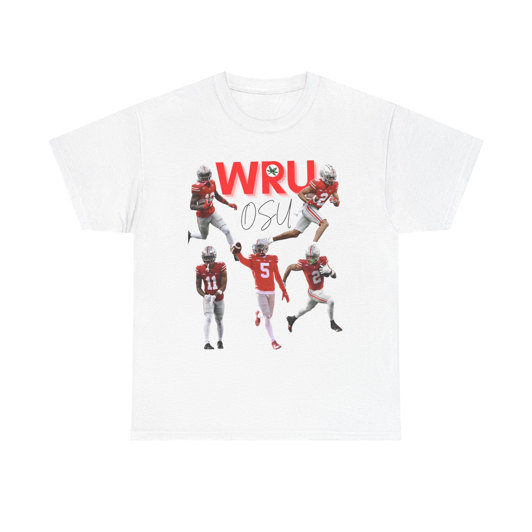 Unisex Heavy Cotton Tee with WRU Design