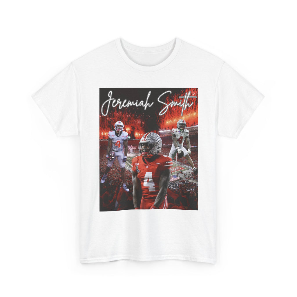 Jeremiah Smith Football T-Shirt, Unisex Heavy Cotton Tee