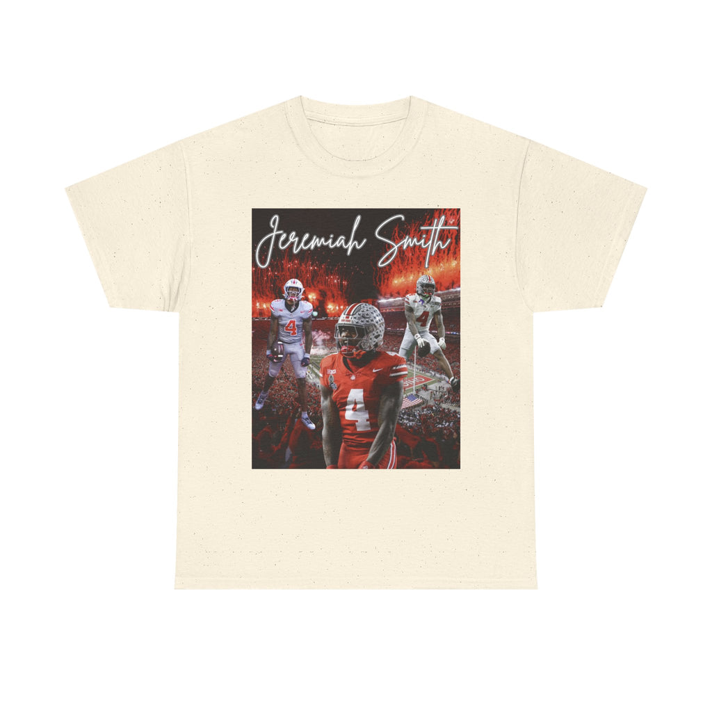 Jeremiah Smith Football T-Shirt, Unisex Heavy Cotton Tee