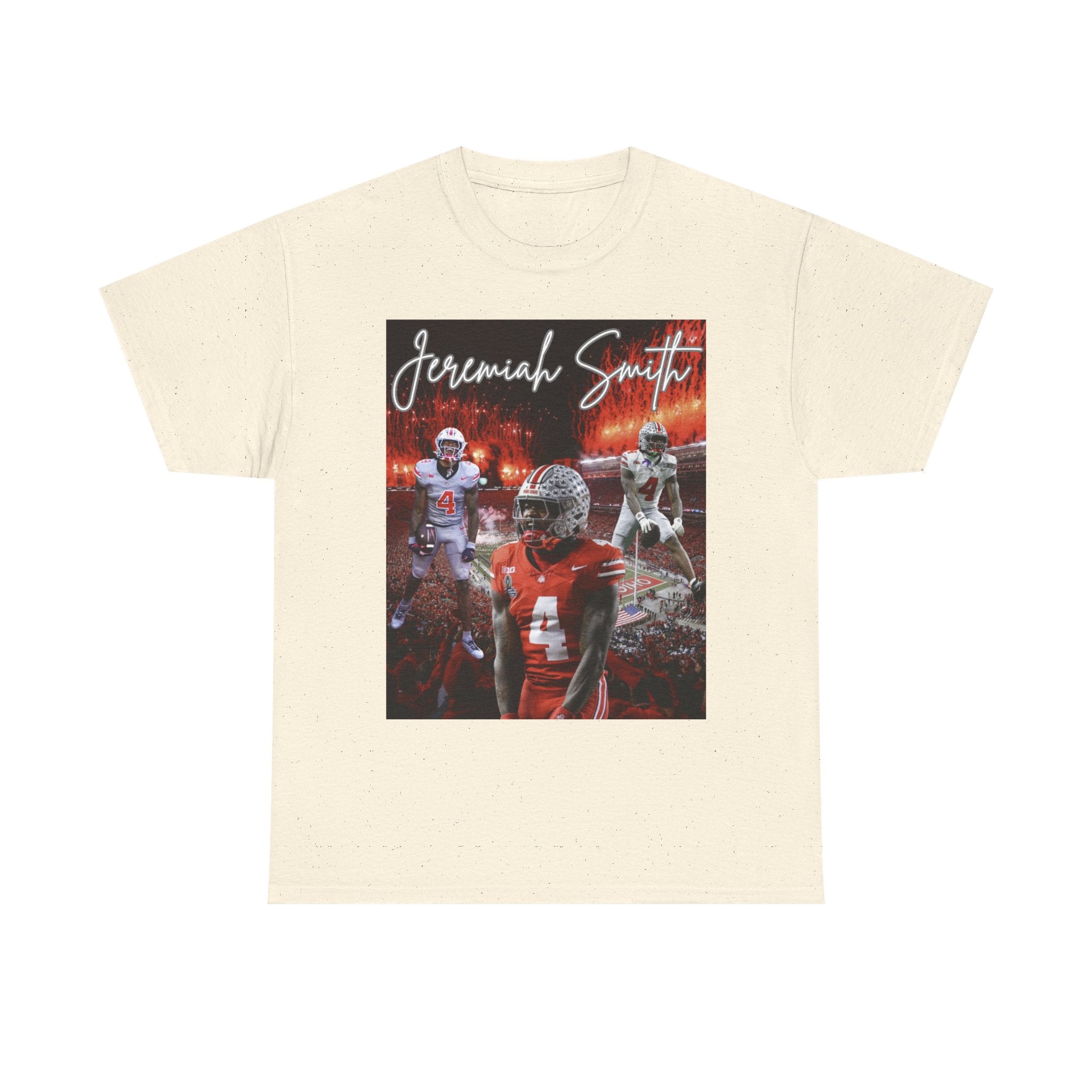 Jeremiah Smith Football T-Shirt, Unisex Heavy Cotton Tee