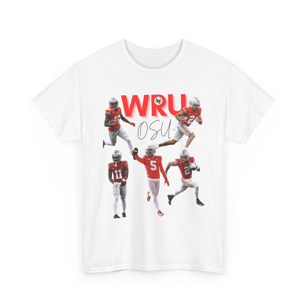 Unisex Heavy Cotton Tee with WRU Design